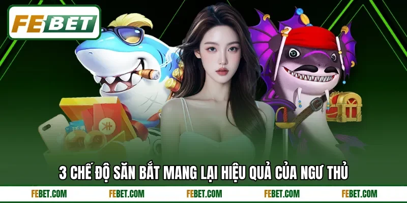 3 chế độ săn bắt mang lại hiệu quả của ngư thủ