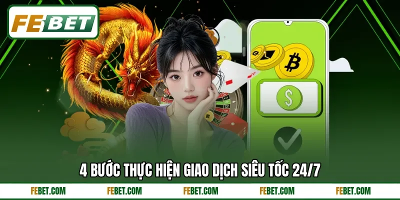 4 bước thực hiện giao dịch siêu tốc 24/7 4 bước thực hiện giao dịch siêu tốc 24/7